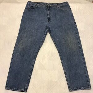 Wrangler relaxed fit blue jeans 42X30